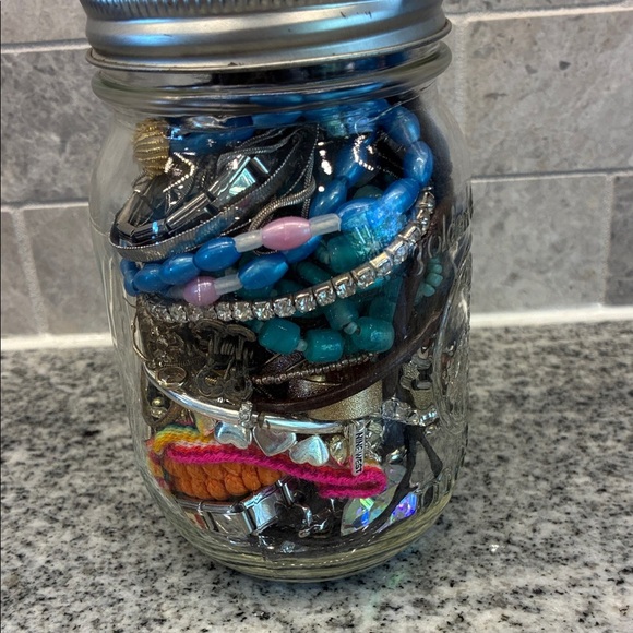 Multicolor Jewelry Collection in Jar - Picture 2 of 5